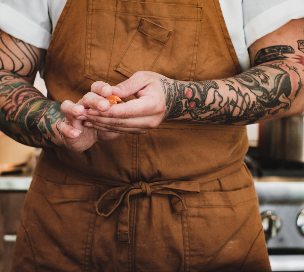 tattoo apron